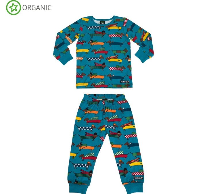 dachshund print pyjamas
