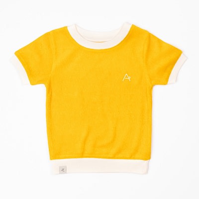 Alba terry t-shirt Old Gold