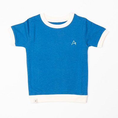 Alba of Denmark vesta t-shirt snorkel blue