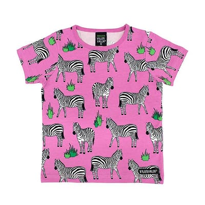 Villervalla t-shirt zebra