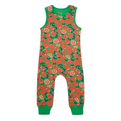 Piccalilly dungarees - oranges