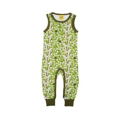DUNS Sweden willow green dungarees