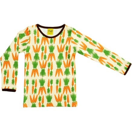 Organic cotton carrot top by DUNS Sweden
