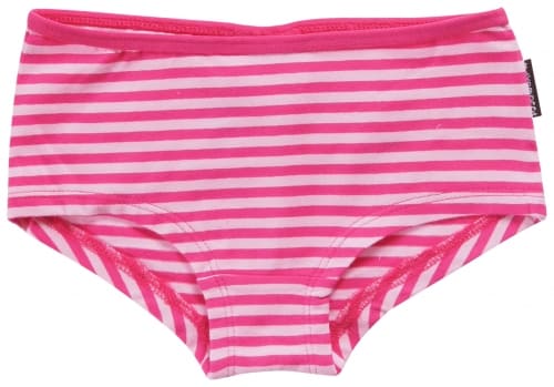 Organic cotton girls briefs by Maxomorra - pink stripes