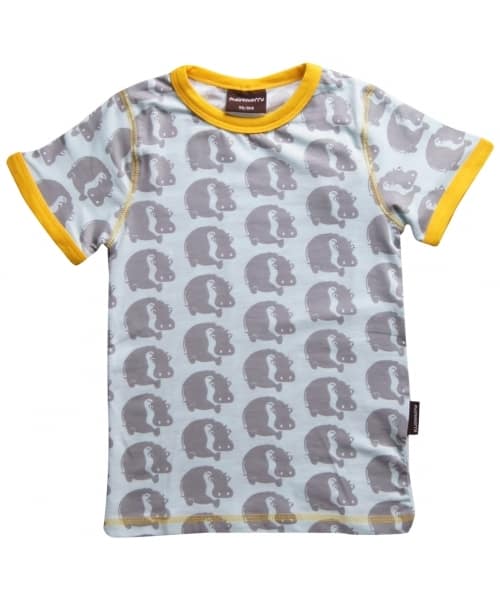 Hippos short sleeve t-shirt by Maxomorra