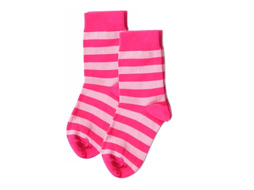 Maxomorra stripy organic cotton baby and toddler socks - 2 packs 2