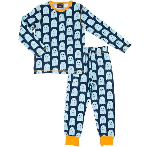 Ghost print organic cotton pyjamas by Maxomorra - Scandi print children's clothes