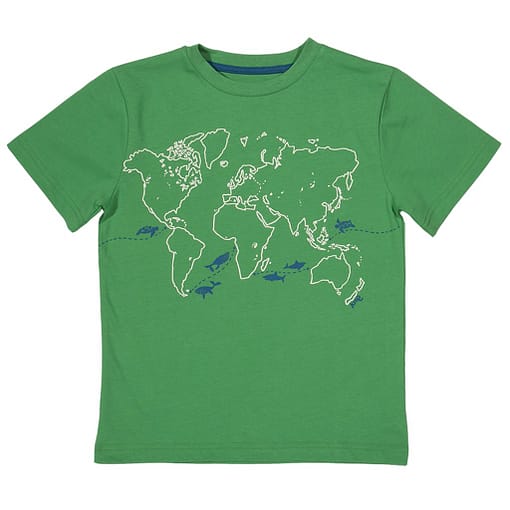 Migration map t-shirt by Kite
