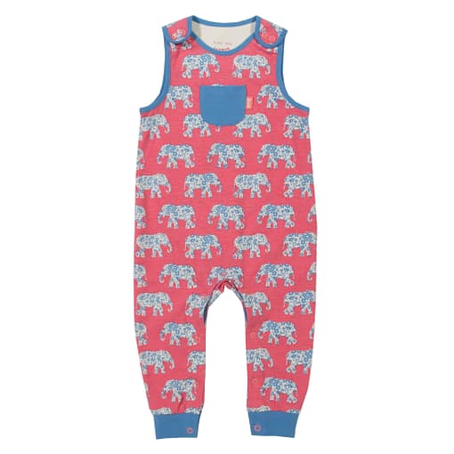 Elephant dungarees in organic cotton by Kite 1