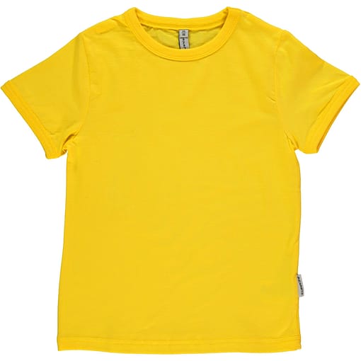 Maxomorra basic organic t-shirt in red | yellow | green | purple | turquoise | orange 5