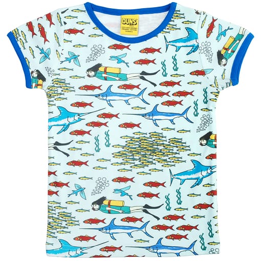 DUNS Sweden divers world print organic cotton t-shirt (92cm 18-24m) 3