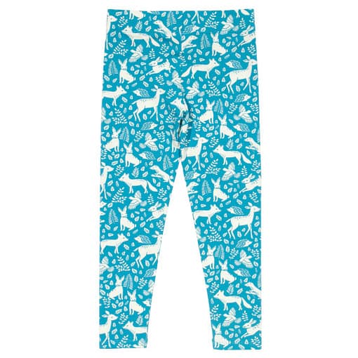 Woodsy leggings in blue organic cotton by Kite (110cm Age 4-5) 3
