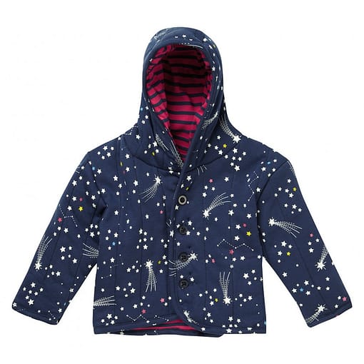 Galaxy reversible jacket by Piccalilly in organic cotton 1
