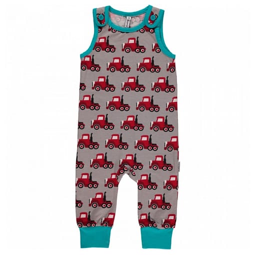 Truck dungarees by Maxomorra in organic cotton (74-80cm 9-12m) 1