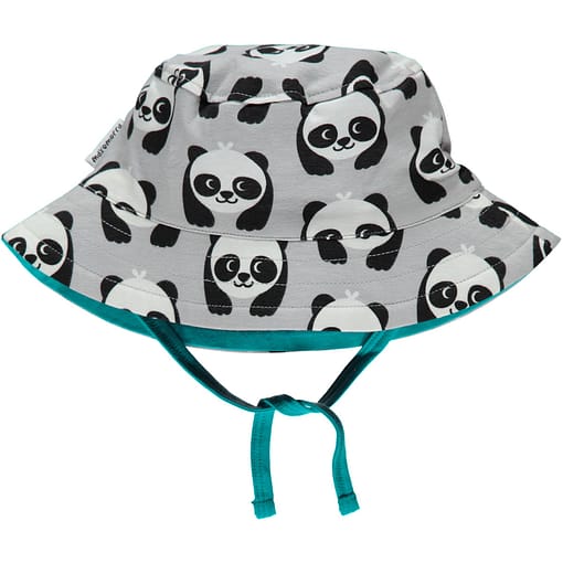 Panda organic cotton sun hat from Maxomorra 1