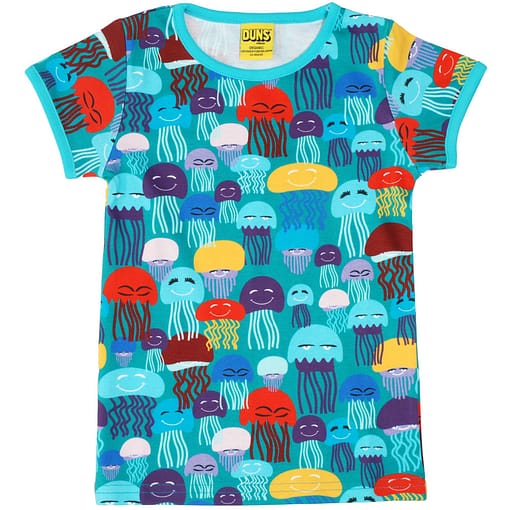 DUNS Sweden jellyfish print organic cotton t-shirt 1