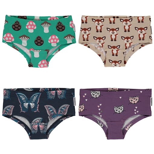 Maxomorra organic hipster knickers | Fawn (86-92cm 18-24 months) 1