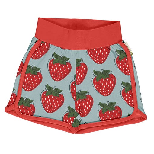 Maxomorra Strawberry runner shorts