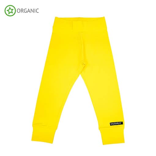 Villervalla sun yellow organic trousers