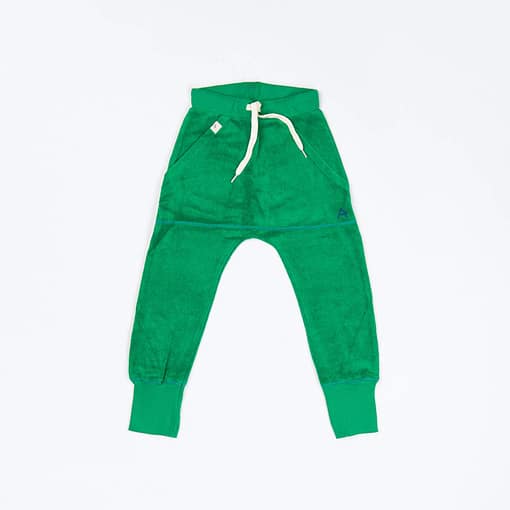 Alba of Denmark Mason pants Jelly Bean green frotte