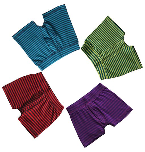 Maxomorra ~ organic cotton boxer shorts in stripes 1