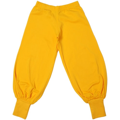 More than a Fling plain yellow organic baggy trousers