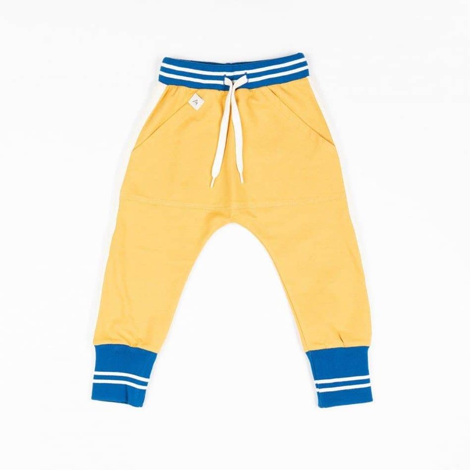 Alba of Denmark Mason Pants in Bright Gold organic cotton