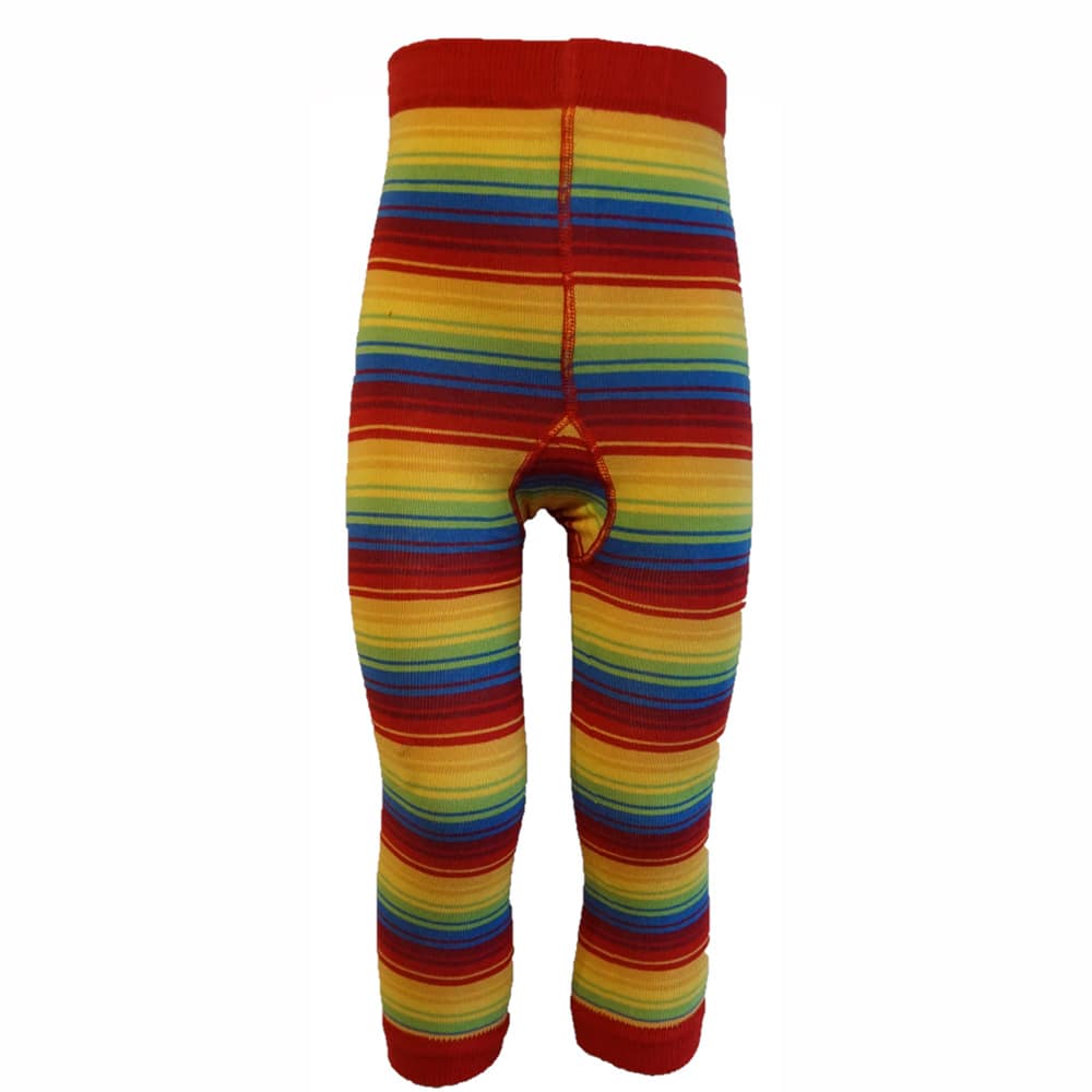 Slugs and Snails organic cotton rainbow stripe footless tights 1 Slugs and Snails organic cotton rainbow stripe footless tights