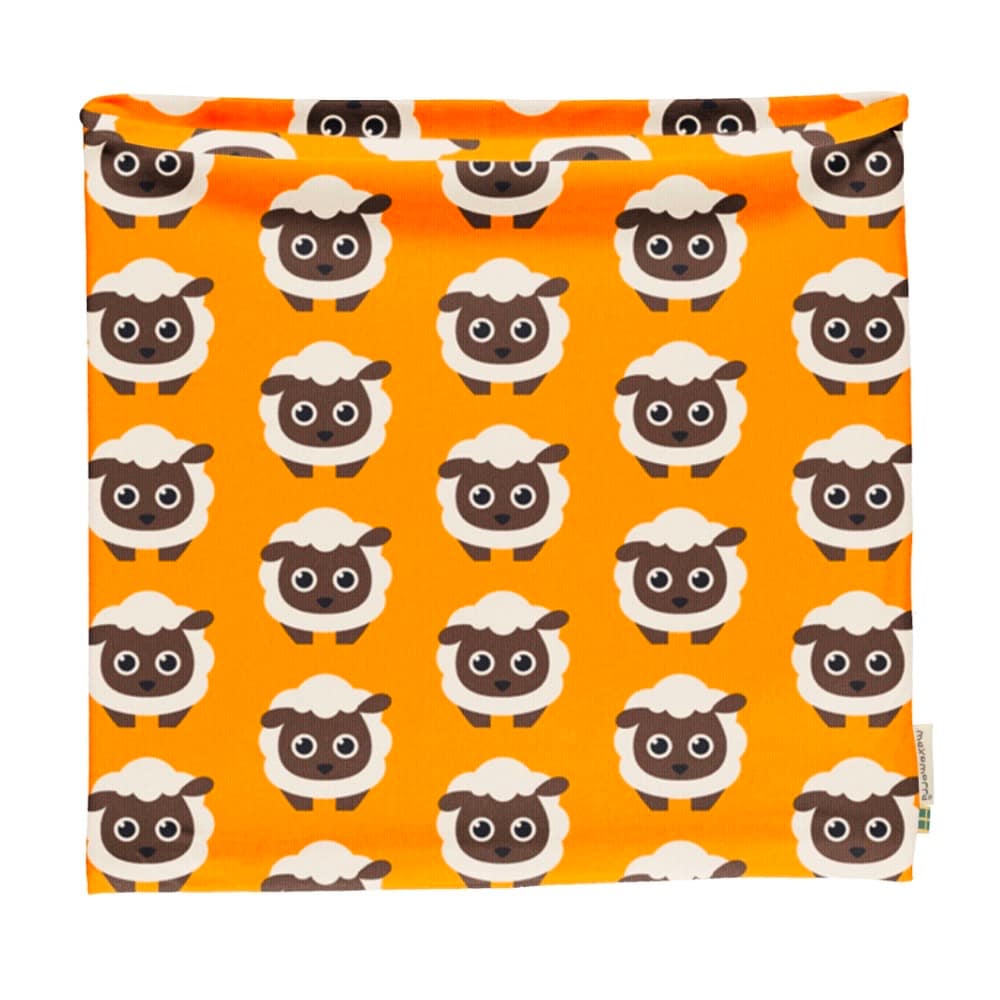 Organic cotton tube scarf Maxomorra | Sheep (68/92cm) 1 Maxomorra sheep scarf
