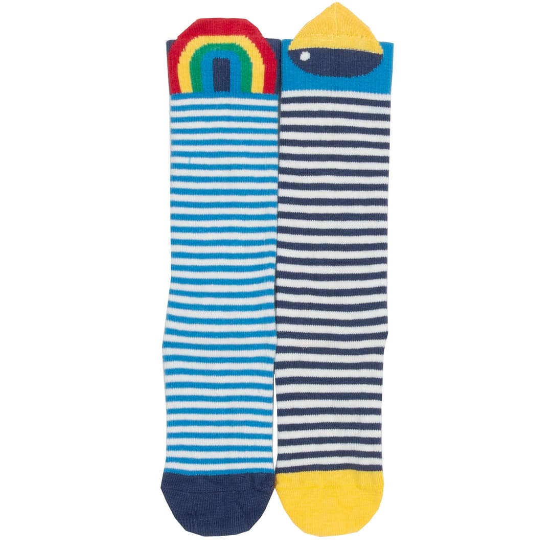 Kite knee high sailing socks organic cotton - 2 pack 1 Kite knee high sailing socks organic cotton - 2 pack
