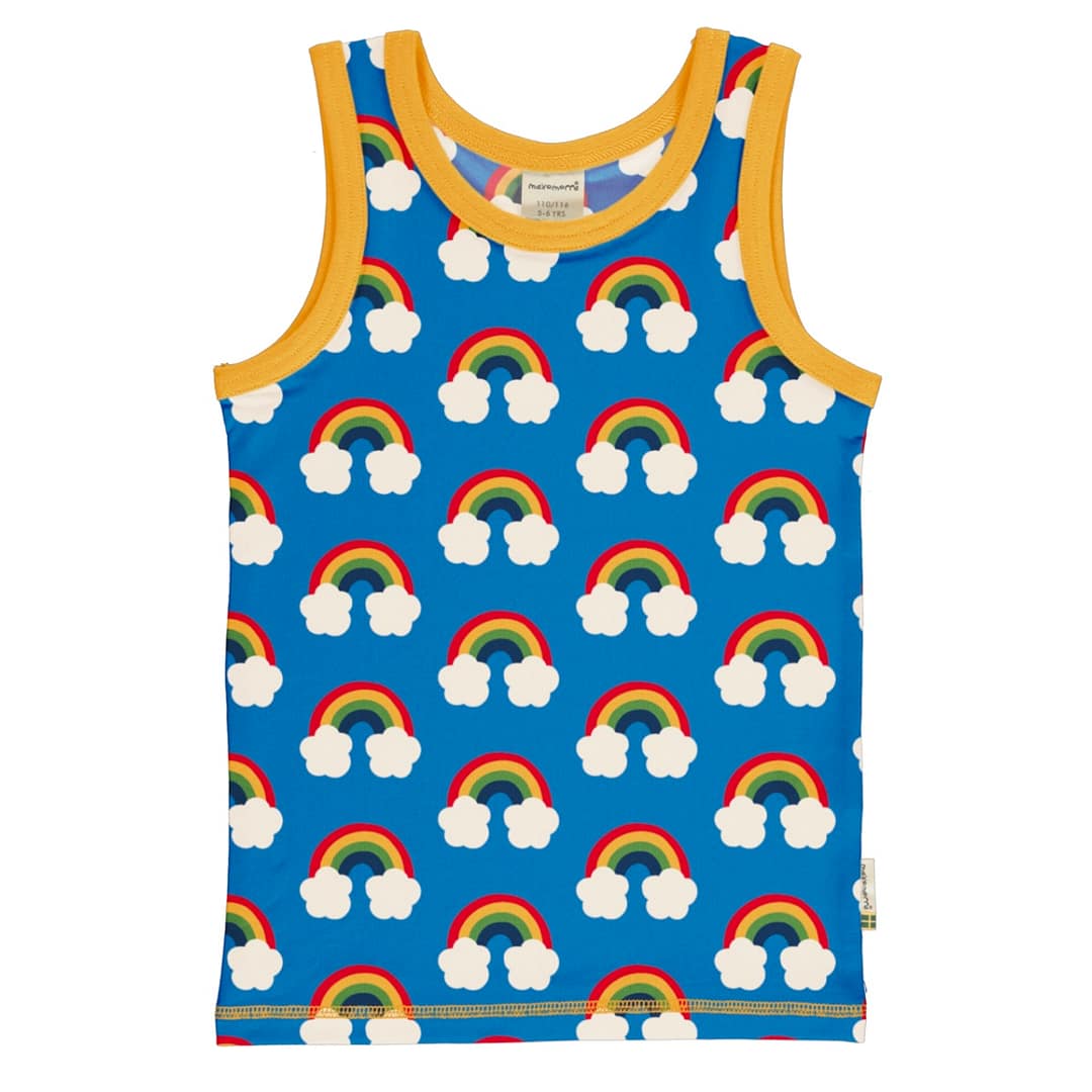 Maxomorra sleeveless vest rainbow
