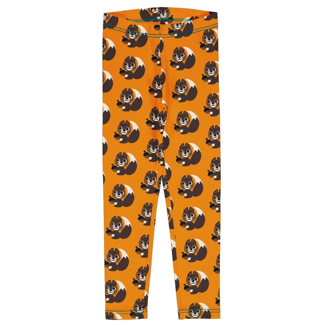 Maxomorra squirrel leggings on ethical cotton | Age 2-3 92/98 1 Maxomorra leggings squirrel