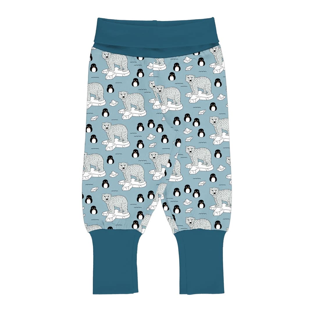 Meyadey ethical cotton rib pants - Floating bear 1 Meyadey rib pants floating bear