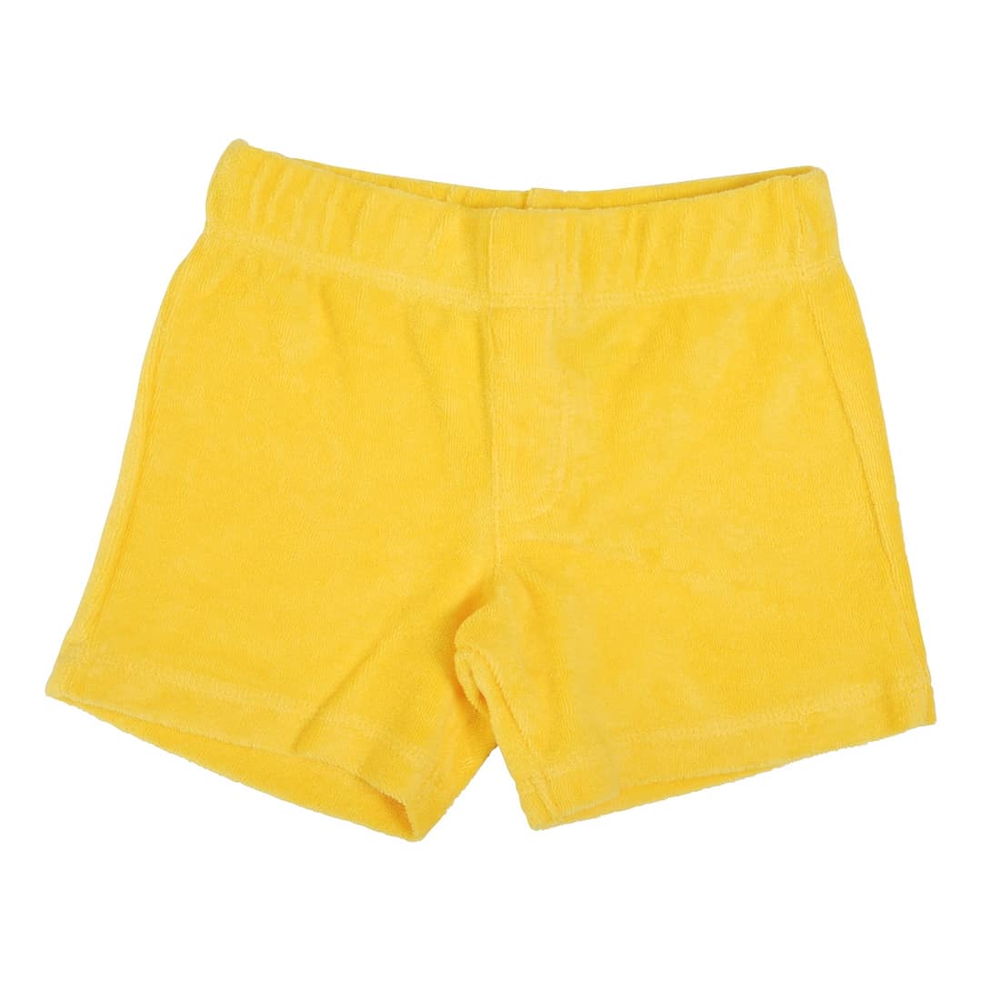 DUNS Sweden aspen gold ethical cotton terry shorts 1 DUNS Sweden aspen gold terry shorts