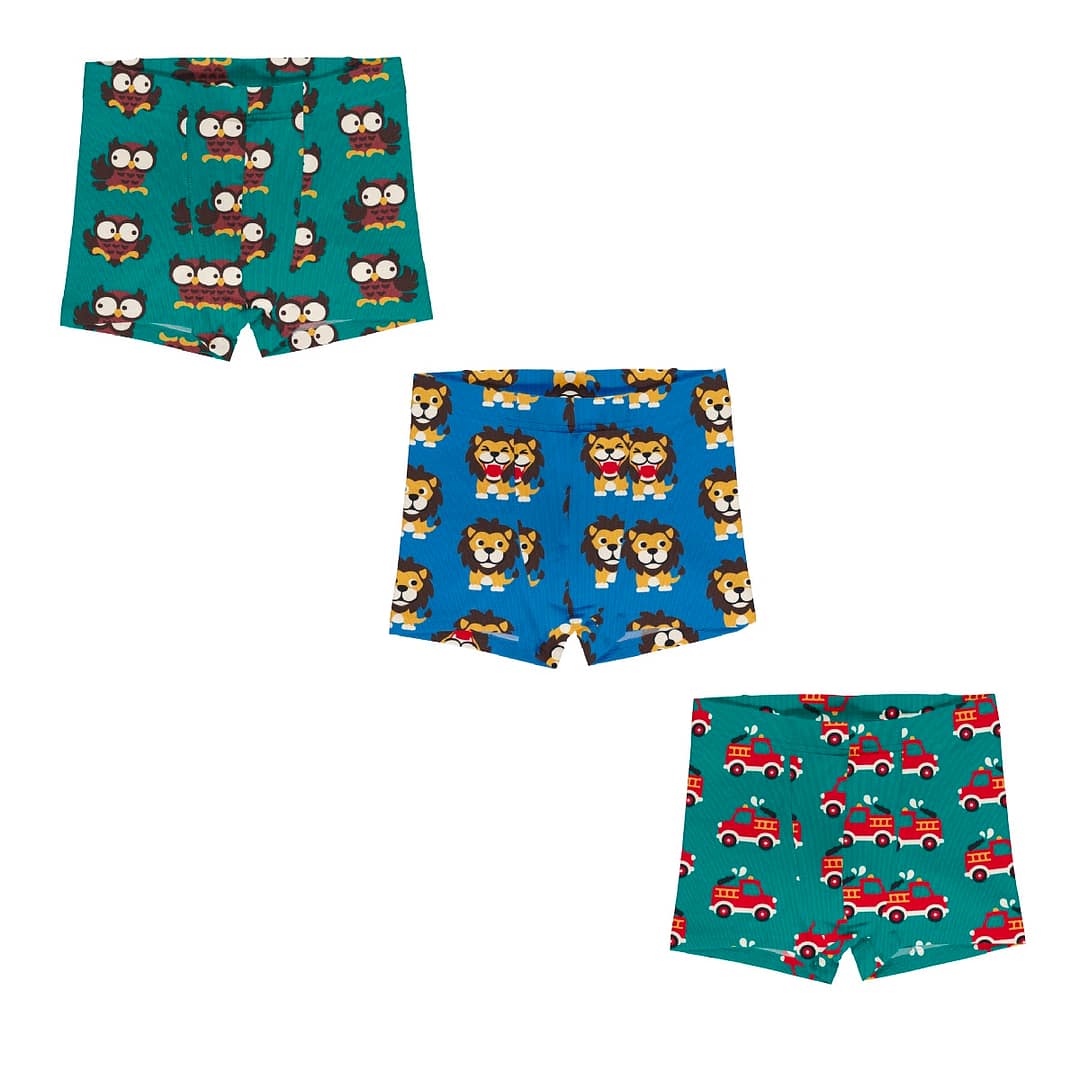 Maxomorra boxers | Owl | Fire truck | Lion 1 Maxomorra boxer shorts