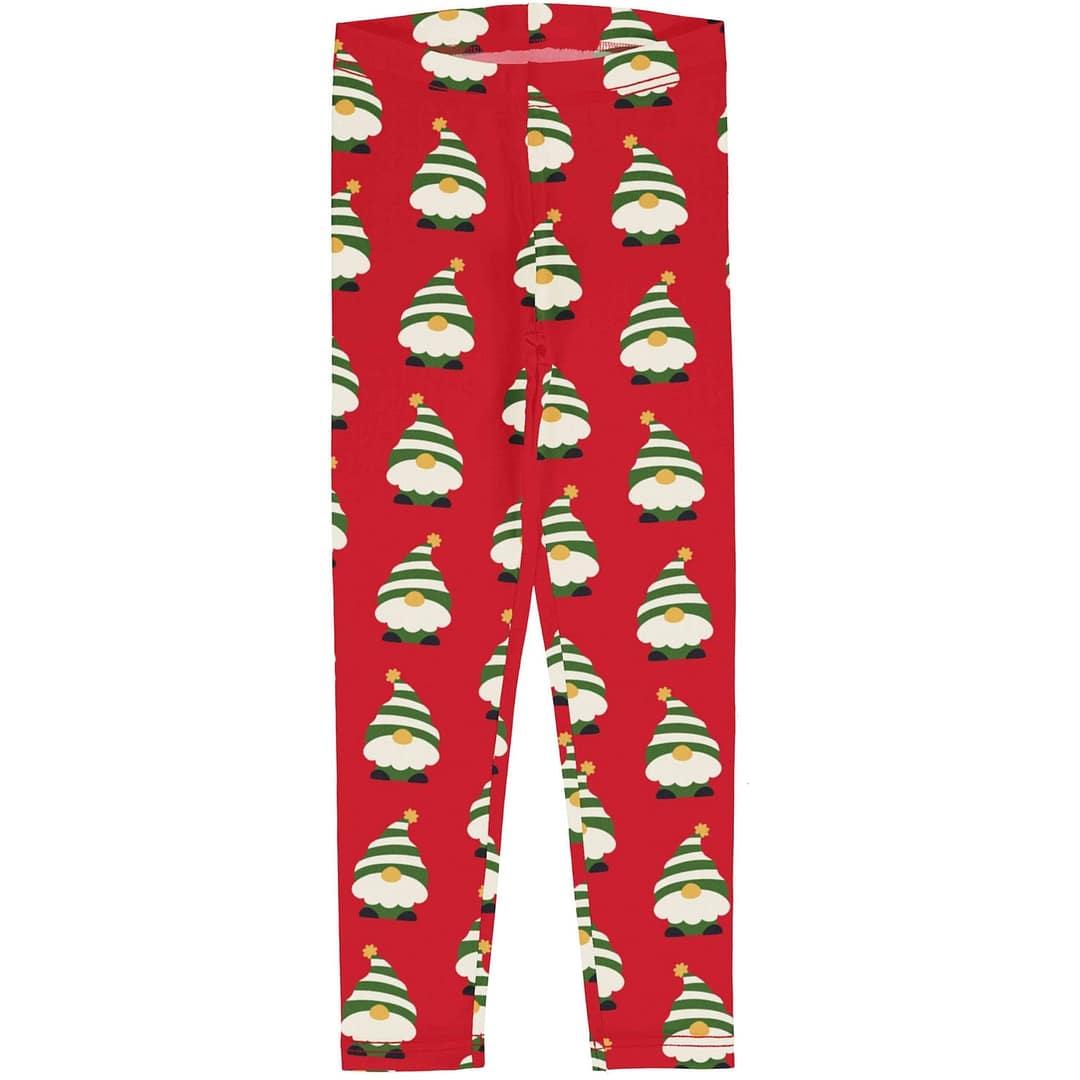 Maxomorra Swedish santa leggings