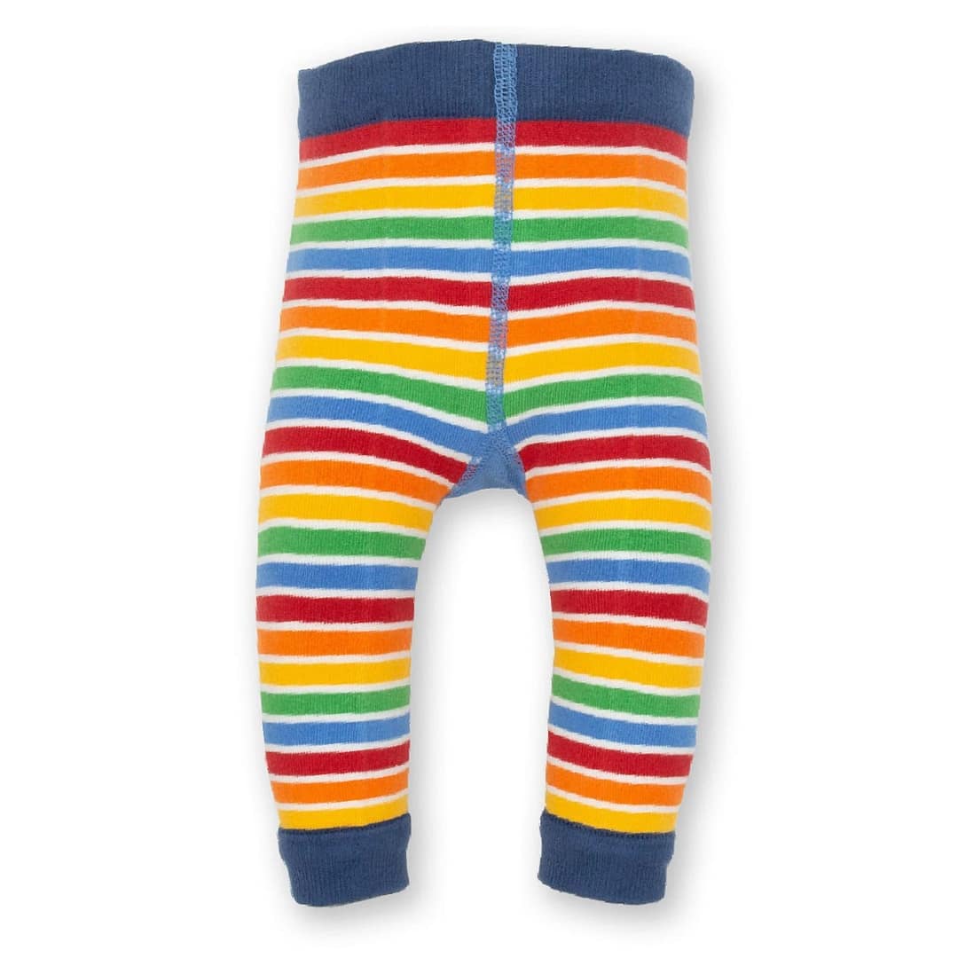 Kite elephant knit leggings in organic cotton 2 Kite ranbow stripe leggings