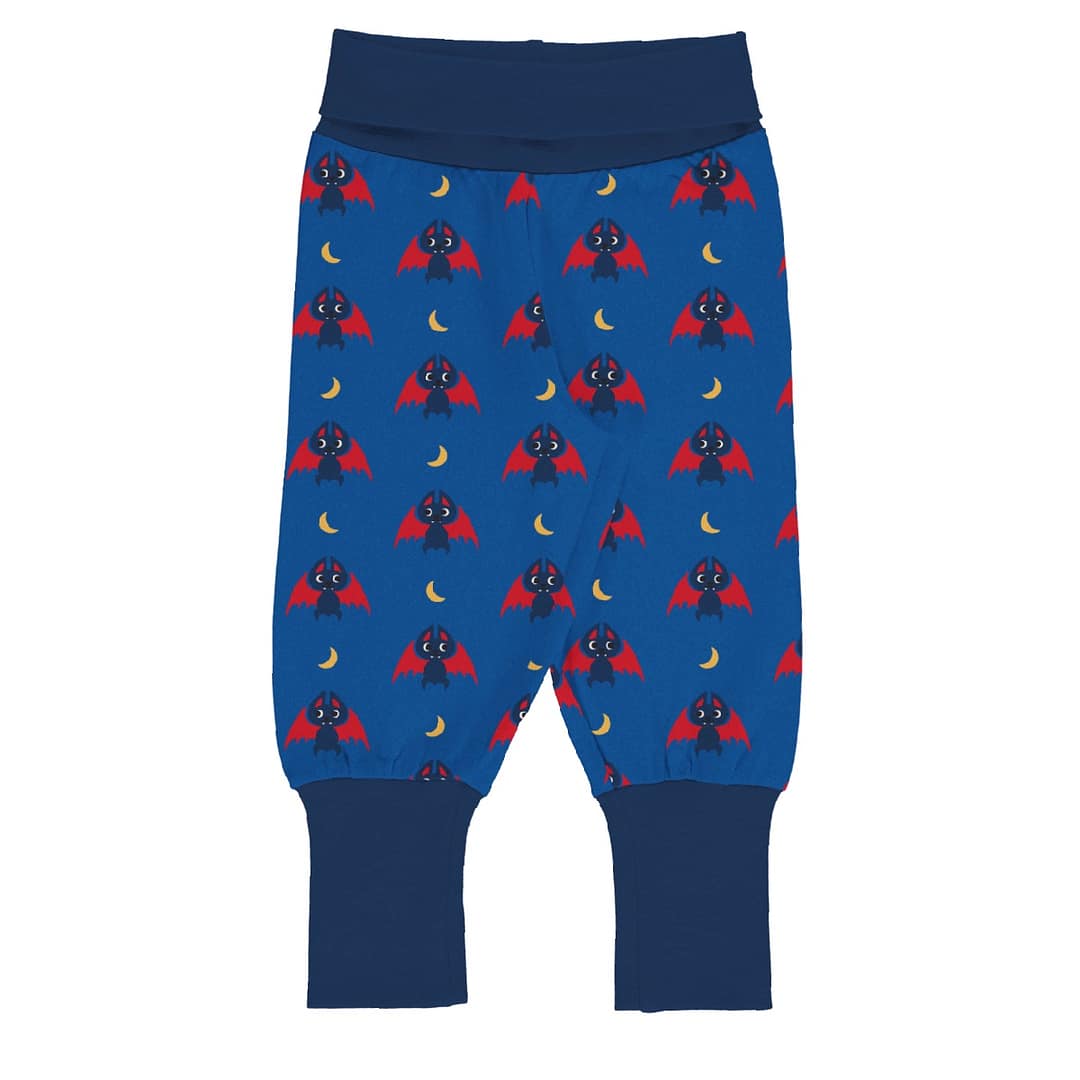 Maxomorra rib pants moonlight bat