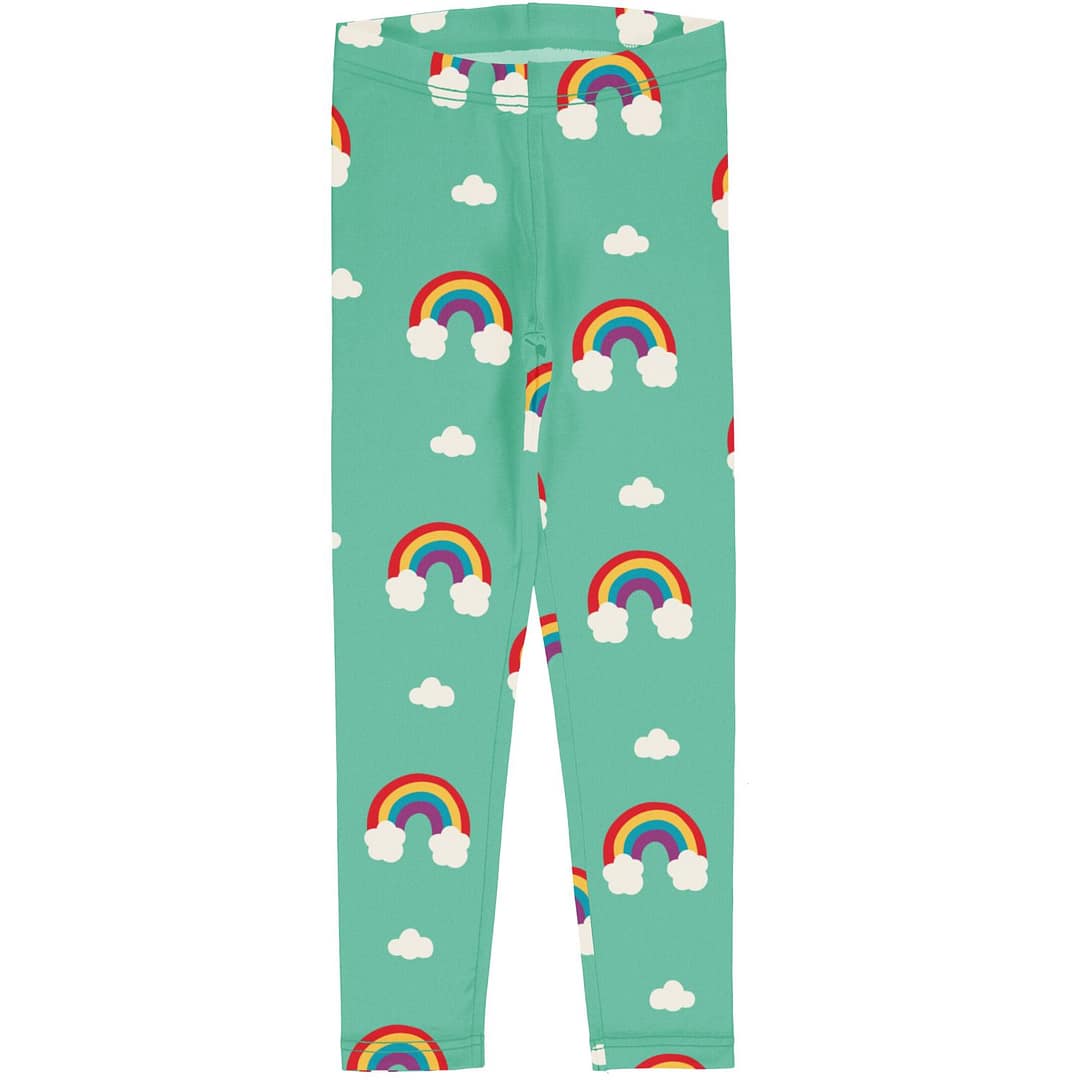 Maxomorra green rainbow leggings 1 Maxomorra green rainbow leggings