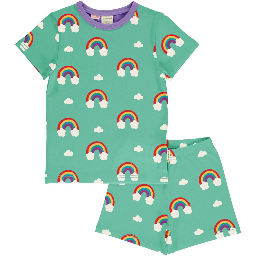 Maxomorra rainbow pyjamas