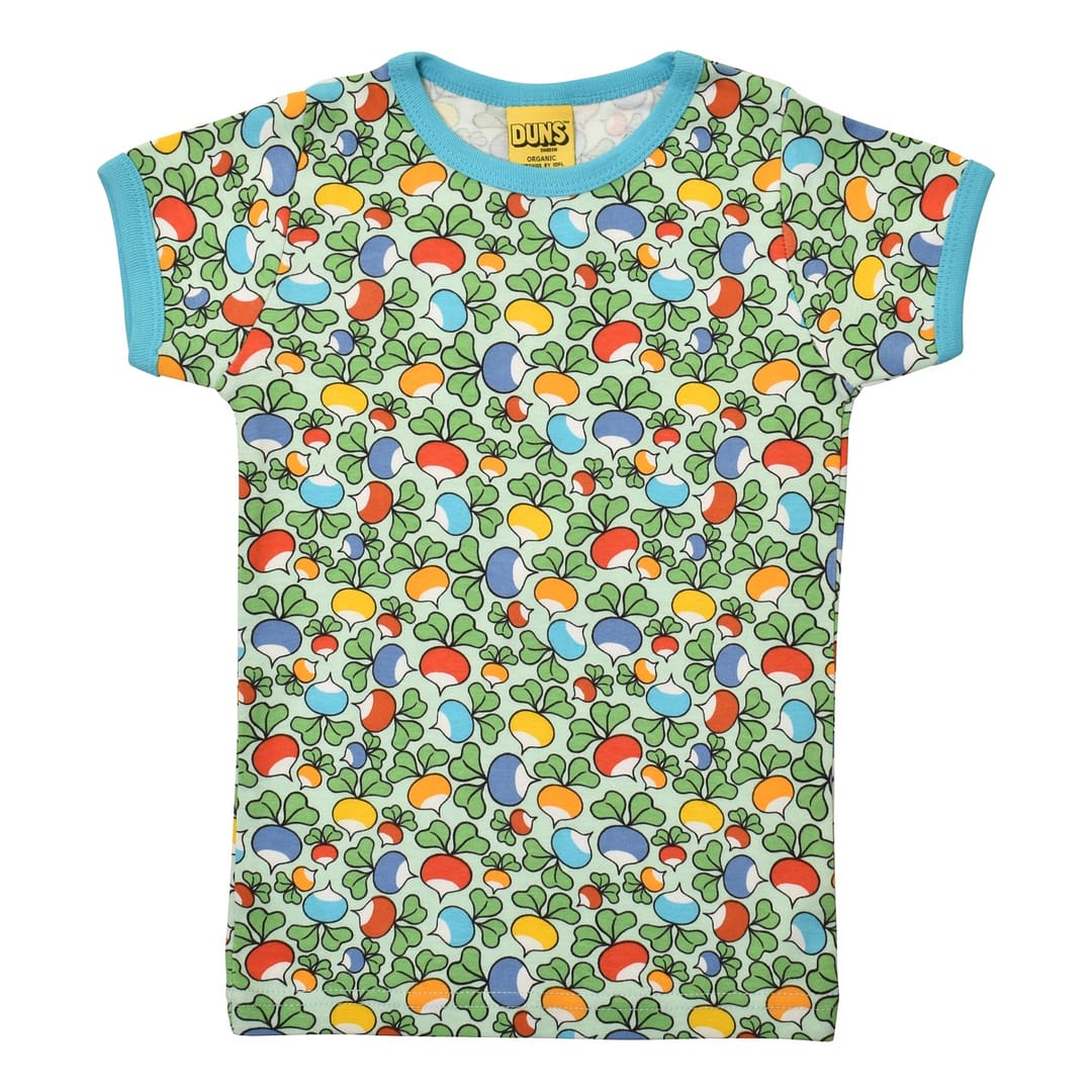 DUNS Sweden jumbled radish t-shirt blue 1 DUNS Sweden t-shirt jumbled radish