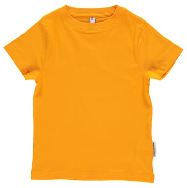 Maxomorra basic organic t-shirt in red | yellow | green | purple | turquoise | orange - Image 7