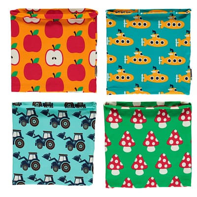 Maxomorra colourful car neck scarf