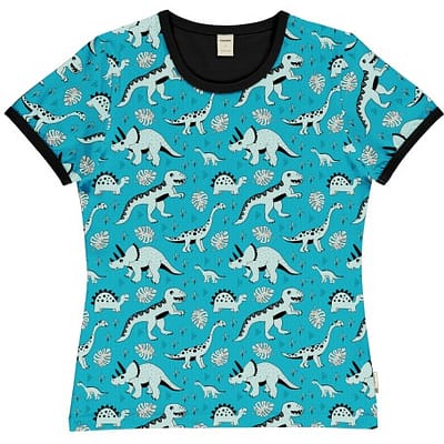 Adult dino organic cotton short sleeve t-shirt - Meyadey (Small)