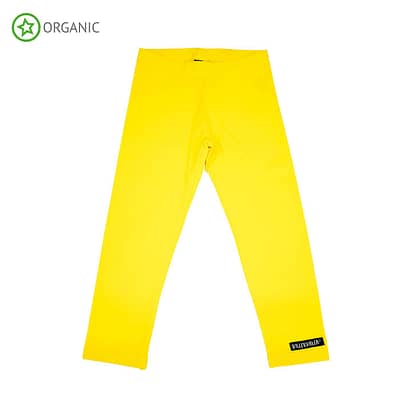 Villervalla yellow organic leggings