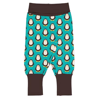 Maxomorra rib pants penguins