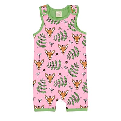 Meyadey short dungarees giraffe