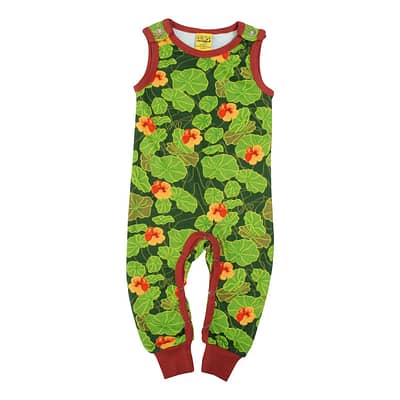 DUNS Sweden dungarees monk's cress green