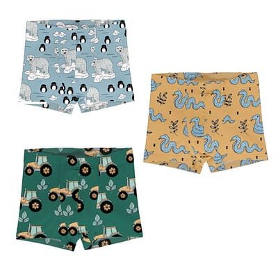 Meyadey boxer shorts floating bear snake tractor