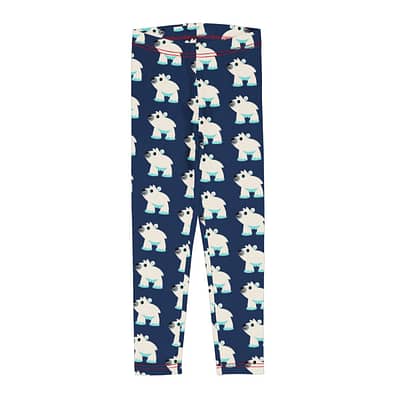 Maxomorra leggings polar bear
